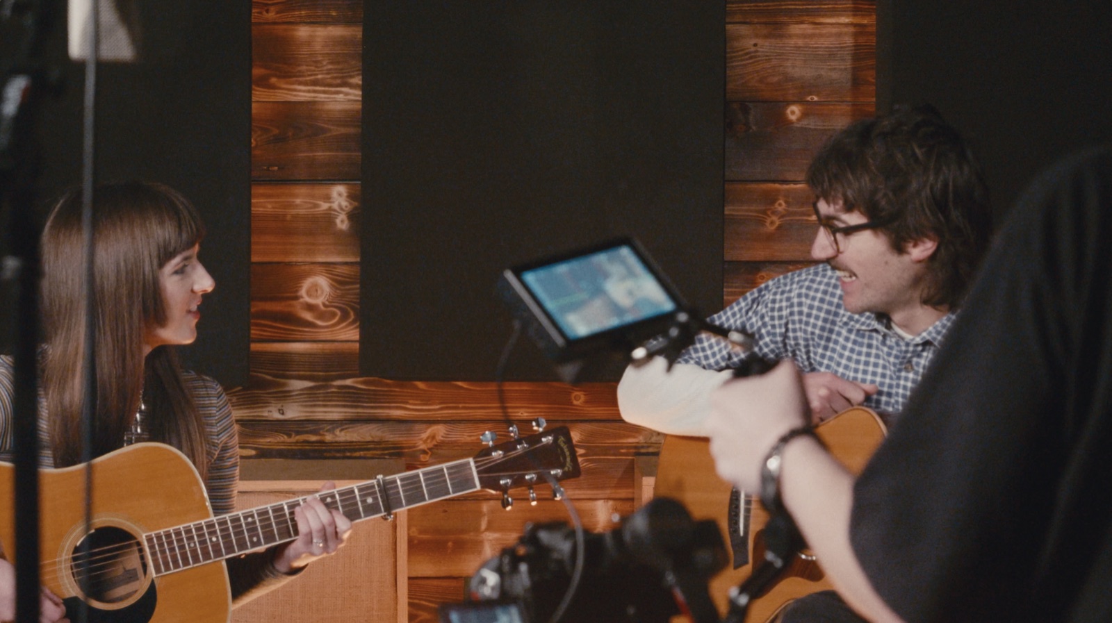 Abigayle Oakley recording at Resonate
